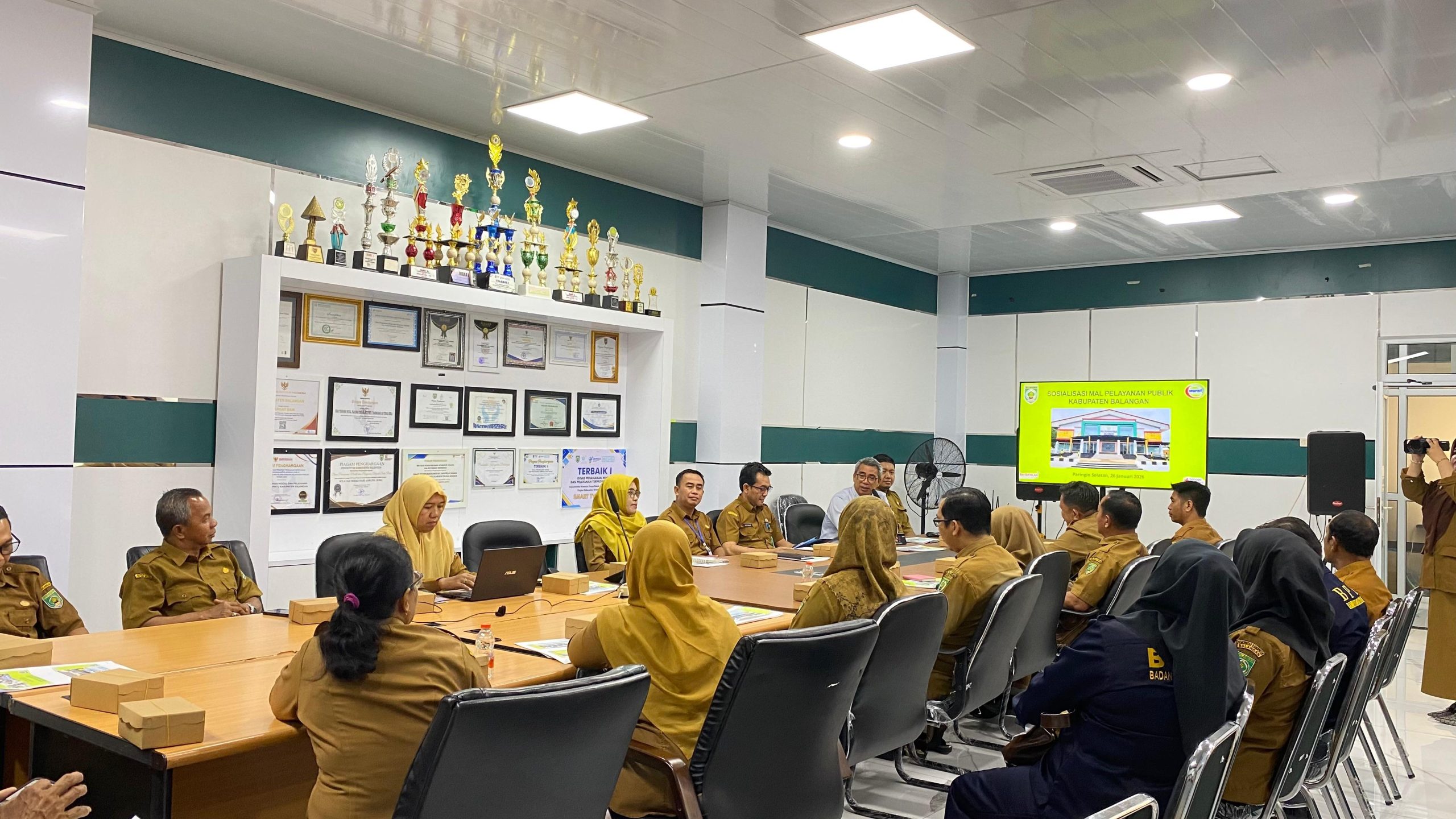 Sosialisasi Mal Pelayanan Publik Kabupaten Balangan kepada Pemerintah Kecamatan dan Desa se-Kabupaten Balangan