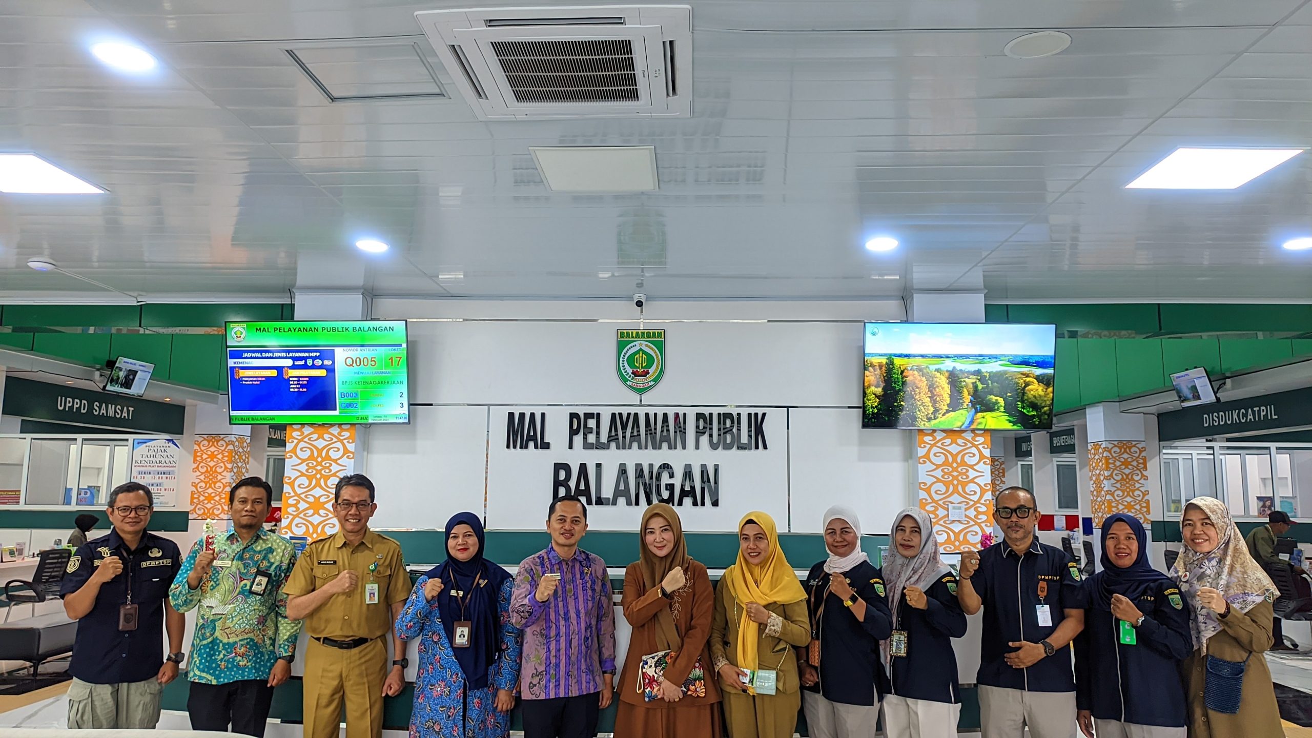 Kunjungan Tim Ombudsman Perwakilan Kalimantan Selatan ke Mal Pelayanan Publik Balangan