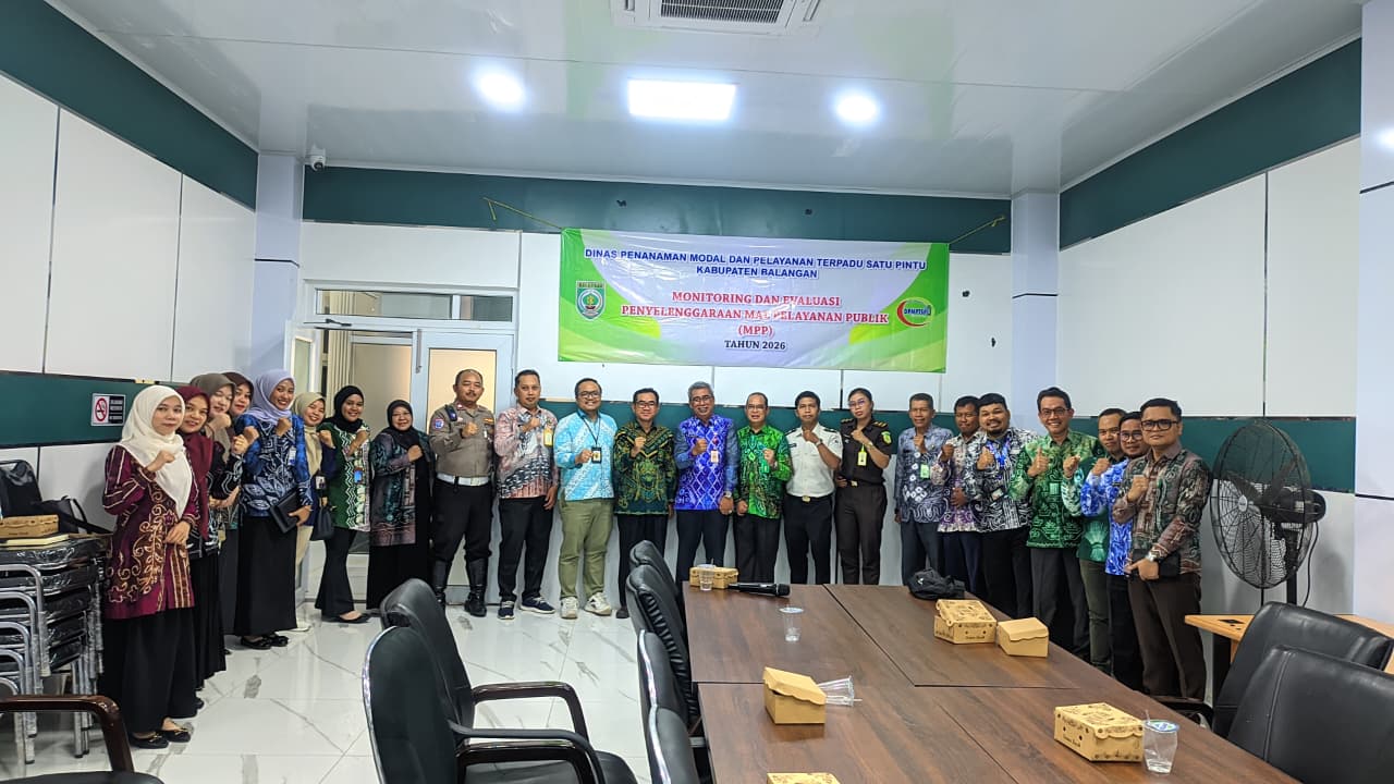 Monitoring dan Evaluasi Penyelenggaraan MPP Triwulan I 2026